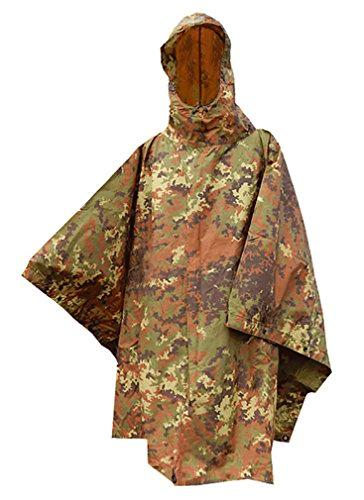 Mil-Tec Us - Poncho para Hombre (Lana Vegetal, 210 x 150 cm)