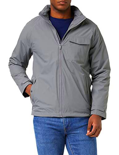 Joules Tidebridge Coastal-Chubasquero, Gris, XL para Hombre