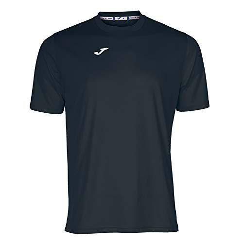 Joma Combi - Camiseta de Manga Corta, Hombre, Negro, L