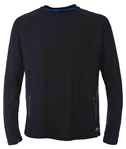 Trespass Toko Active TP75 Top, Hombre, Negro (blk), S