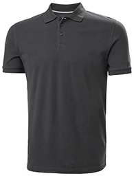 Helly Hansen Crew Polo, Camisa Hombre, Negro (Black), L