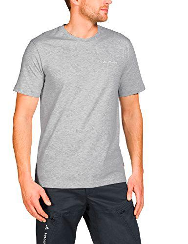 VAUDE Brand Camiseta de Manga Corta, Hombre, Gris (Grey Melange), L