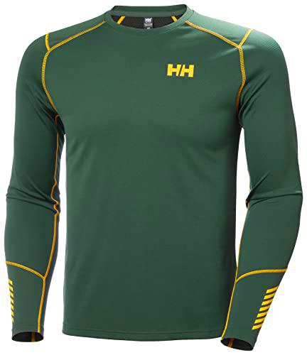 Helly Hansen Lifa Active Crew, Camisa Hombre, Verde (Green), M