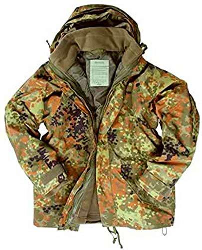 Mil-Tec – Chaqueta de protección contra la Humedad con Forro Polar