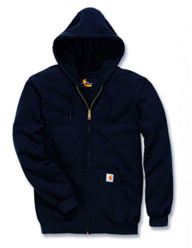 Carhartt Midweight Hooded Zip-Front Sweatshirt, Black