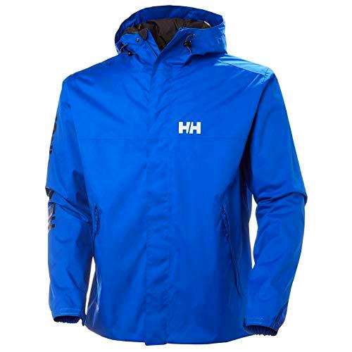 Helly Hansen ERVIK Jacket - Chubasquero, Hombre, Azul(563 Olympian Blue)