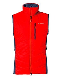 VAUDE Chaleco Sesvenna para Hombre Chaqueta, Rojo Marte, Small