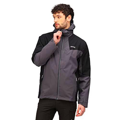 Regatta Rmp314, Chaqueta Hombre, Rhino/negro, M