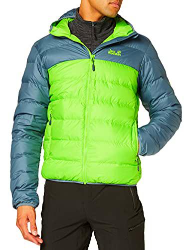 Jack Wolfskin Helium Veste Vers le Bas Chaqueta, Leaf Green