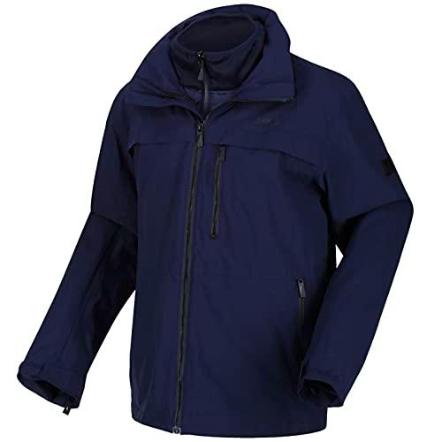 Regatta Chaqueta Shrigley II 3 en 1 de tejido reciclado impermeable Thermoguard para hombre