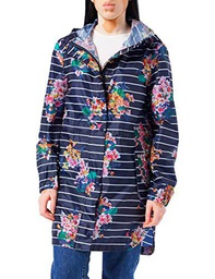 Joules Golightly Embalaje Impermeable Impreso, Rayas Florales