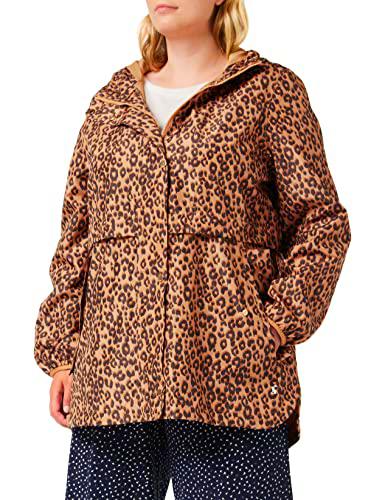 Joules Brookside-Chaqueta Corta Impermeable con Estampado Packaway