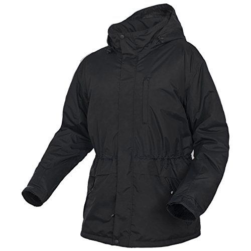 Trespass Blanca Chaqueta, Hombre, Blk, 3XL