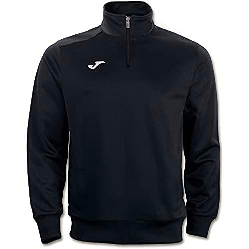 Joma Sudadera Faraon Negro Media Cremallera, Hombre