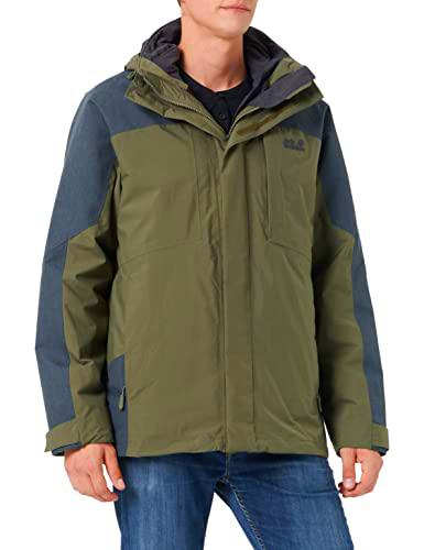 Jack Wolfskin Viking Sky Men Chaqueta, marrón, Small para Hombre