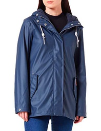 myMo 12314505 Chaqueta de Lluvia, Marine, M-L para Mujer