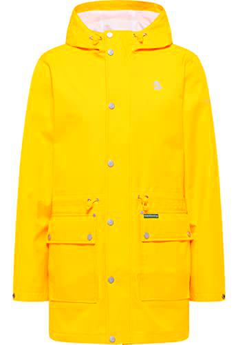 SCHMUDDELWEDDA Chubasquero, Amarillo Solar, XL para Hombre