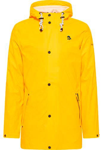 SCHMUDDELWEDDA Chubasquero, Chaqueta 3 en 1, Amarillo