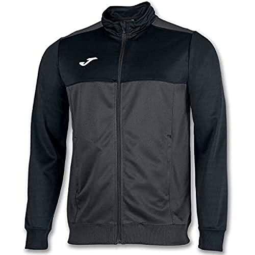 Joma Winner Sudadera, Hombre, Antracita-Negro, M