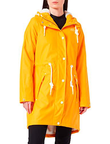 ICEBOUND 16314100 Impermeable, Amarillo Solar, M para Mujer