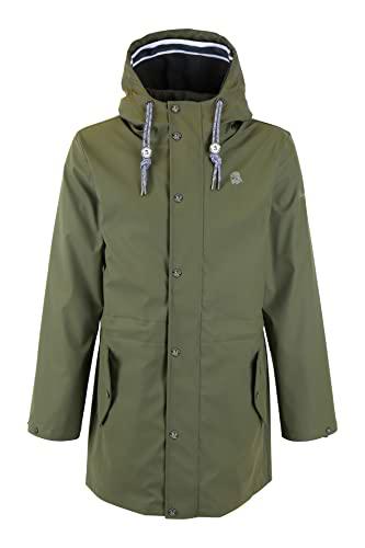 SCHMUDDELWEDDA Chubasquero, Verde Oliva, M para Hombre