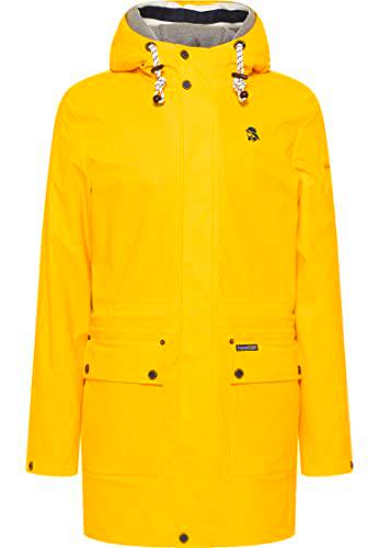 SCHMUDDELWEDDA Chubasquero, Chaqueta 3 en 1, Amarillo