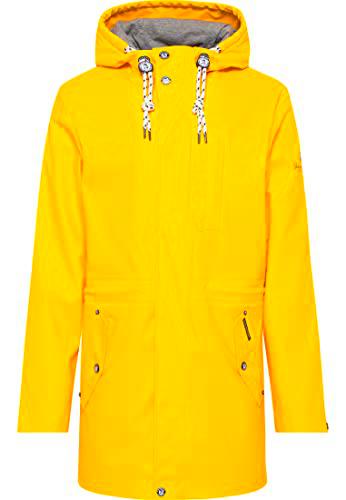 SCHMUDDELWEDDA Chubasquero, Amarillo solar-271, S para Hombre