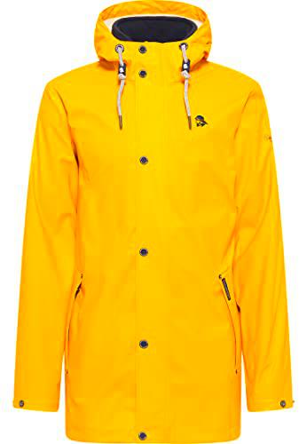 SCHMUDDELWEDDA Chubasquero 3 en 1, Amarillo Solar, L para Hombre