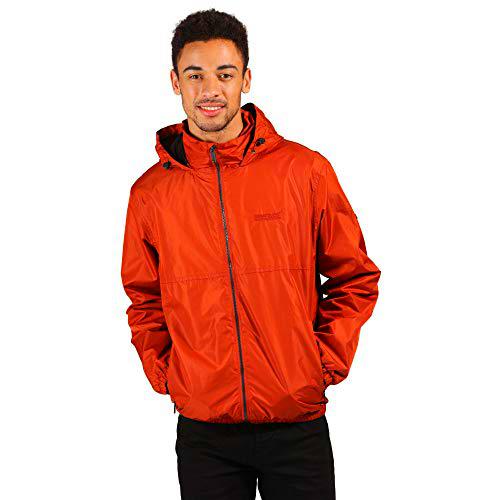 Regatta Ladomir-Chaqueta Forrada, Ligera, Impermeable con Costuras Selladas Y Capucha Jackets Waterproof Shell