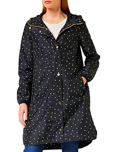 Joules Waybridge Chubasquero, Negro, 36 para Mujer