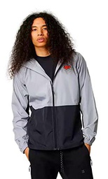 Fox Racing Chaqueta de Viento Leed Cortavientos, Gris Acero