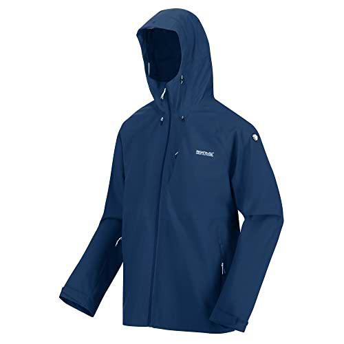 Regatta Chaqueta Britedale impermeable con capucha con linterna Bright Light para hombre