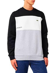 Lacoste Sh3388 Sudaderas, Negro/Blanco-Plata China