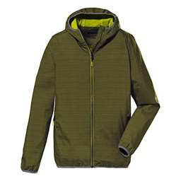 Killtec Men's Chaqueta funcional / chaqueta outdoor con capucha, plegable