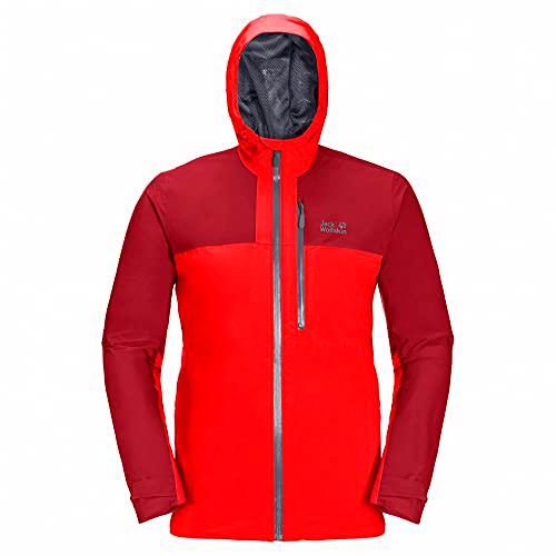 Jack Wolfskin Go Hike, Chaqueta Hombre, Fiery Red, M