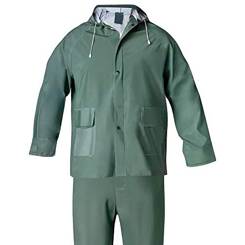 WOLFPACK LINEA PROFESIONAL 15010006 Traje de Agua Impermeable Verde PVC Talla 6-M