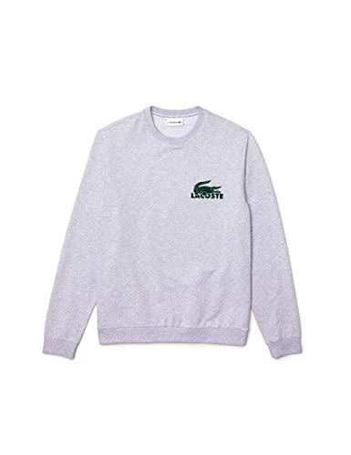 Lacoste SH7477 Sudadera Interior, Silver Chine/Green