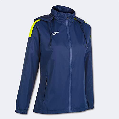 Joma L Chubasquero trivor, Unisex-Adult, Marino-Amarillo flúor