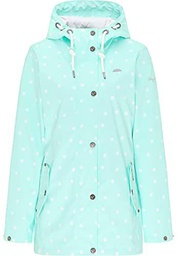 SCHMUDDELWEDDA Chubasquero, AOP-Menta Pastel, L para Mujer