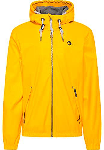 SCHMUDDELWEDDA Chubasquero, Amarillo Solar, XXL para Hombre