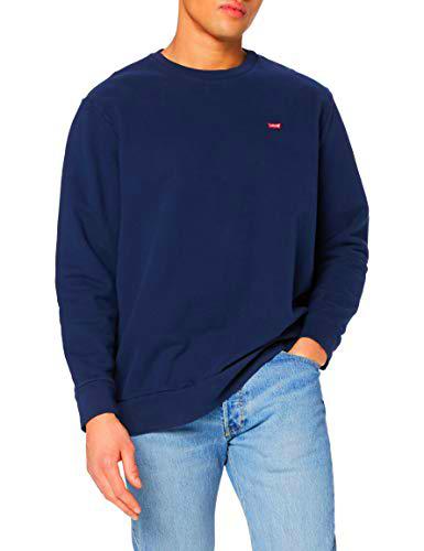 Levi's Big &amp; Tall Original Housemark Crew Sudadera Hombre Blue (Azul) 2XL -