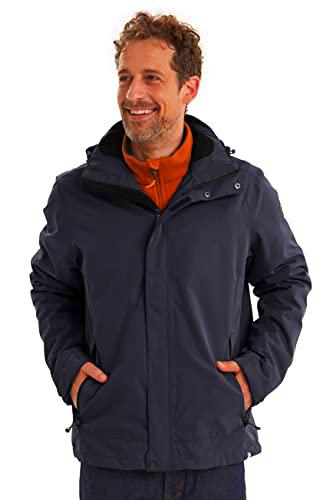 Killtec Xenios Chaqueta Outdoor para Hombre. 100% Impermeable y Transpirable