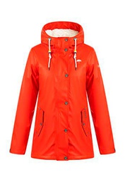 SCHMUDDELWEDDA Chubasquero Chaqueta para Lluvia, Rojo