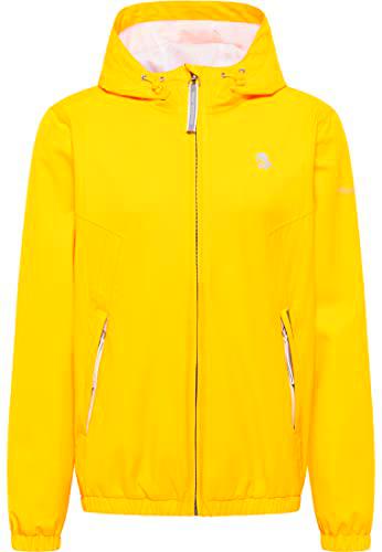 SCHMUDDELWEDDA Chubasquero, Amarillo Solar, S para Hombre