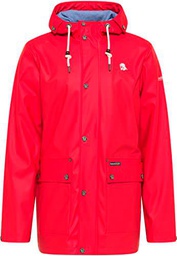 SCHMUDDELWEDDA Chubasquero, Rojo Marine Melange, L para Hombre