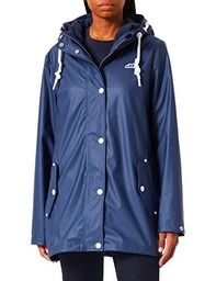 ICEBOUND 16314505 Chaqueta de Lluvia, Marine, S para Mujer