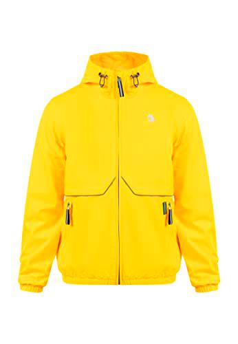 SCHMUDDELWEDDA Chubasquero, Amarillo, S para Hombre