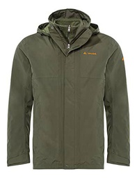 VAUDE Chaqueta 3 en 1 para Hombre Rosemoor Doble, Caqui