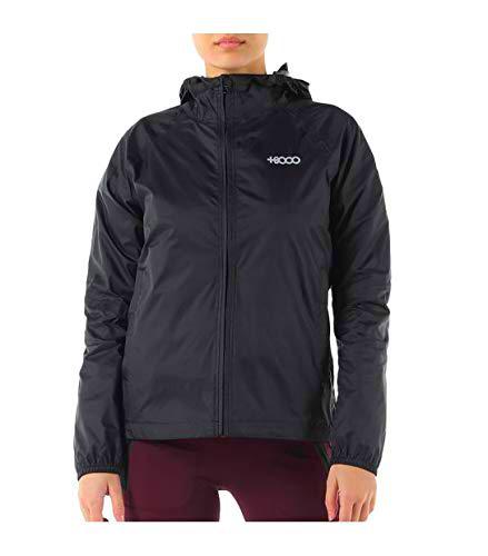 +8000 Elbrus 19I Chubasquero, Mujer, Negro, 2XL