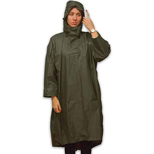 LOWLAND OUTDOOR Chubasquero impermeable (columna de agua de 7000 mm), verde, XL